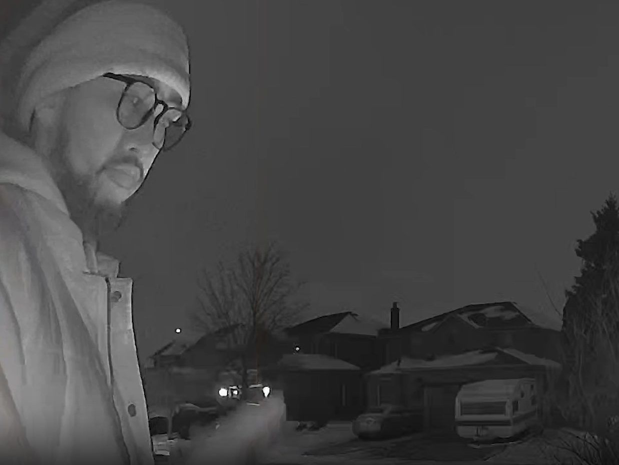 Hamilton Police want to identify this male suspect, who is accused of breaking into homes in the East Mountain.