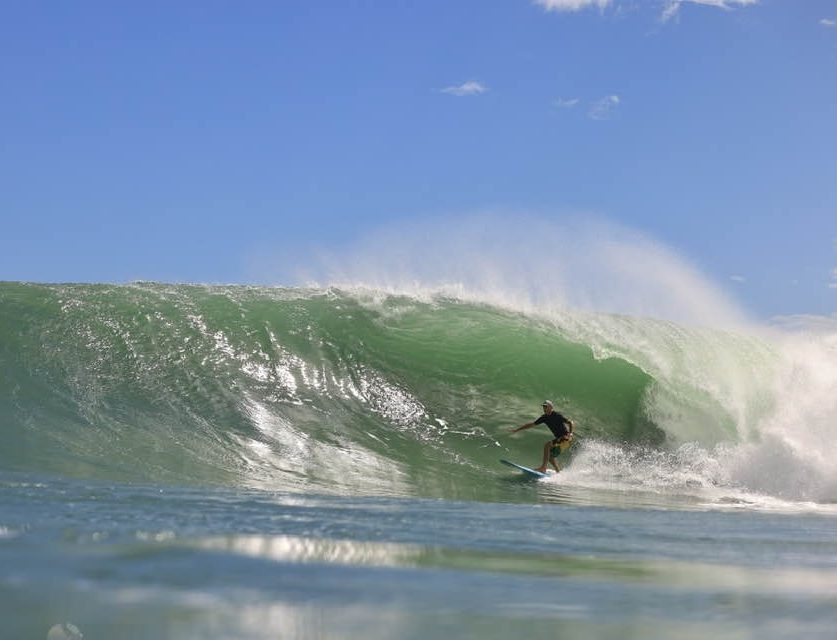  Surfer Kurt Van Dyke doing what he loves best. (Facebook)