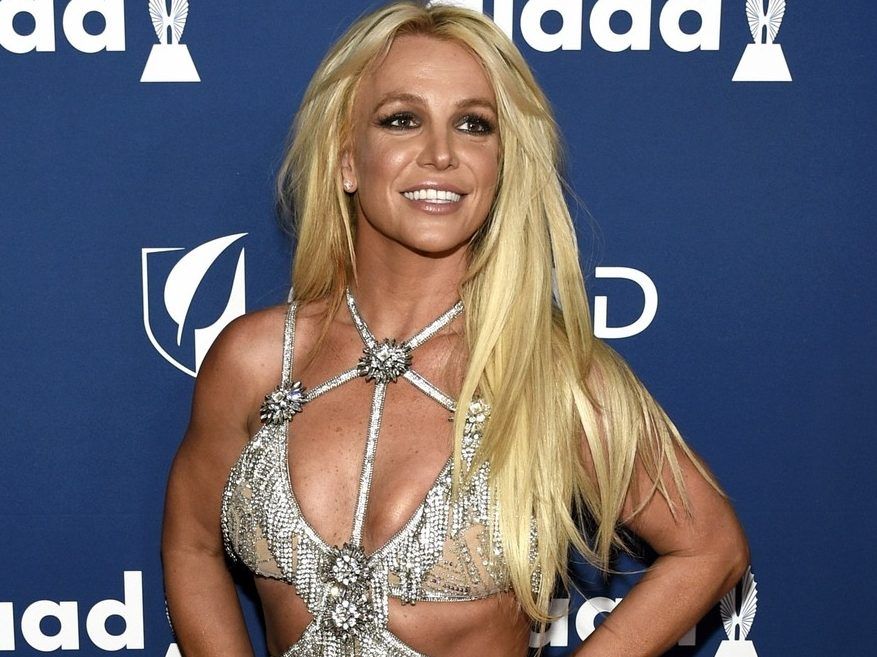 In this April 12, 2018 file photo, Britney Spears arrives at the 29th annual GLAAD Media Awards in Beverly Hills, Calif.  