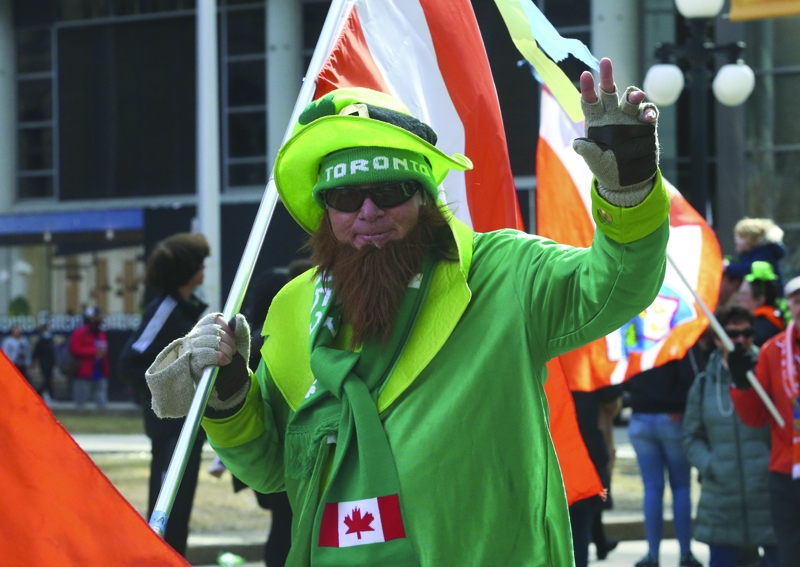  Expect marching bands, dancers and floats when the Toronto St. Patrick’s Day parade kicks off at noon on March 15.