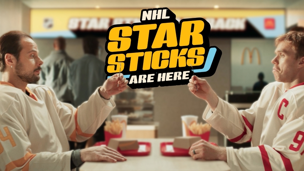 Maple Leafs' Auston Matthews and Oilers' Connor McDavid star in McDonald's new StarSticks ad campaign.