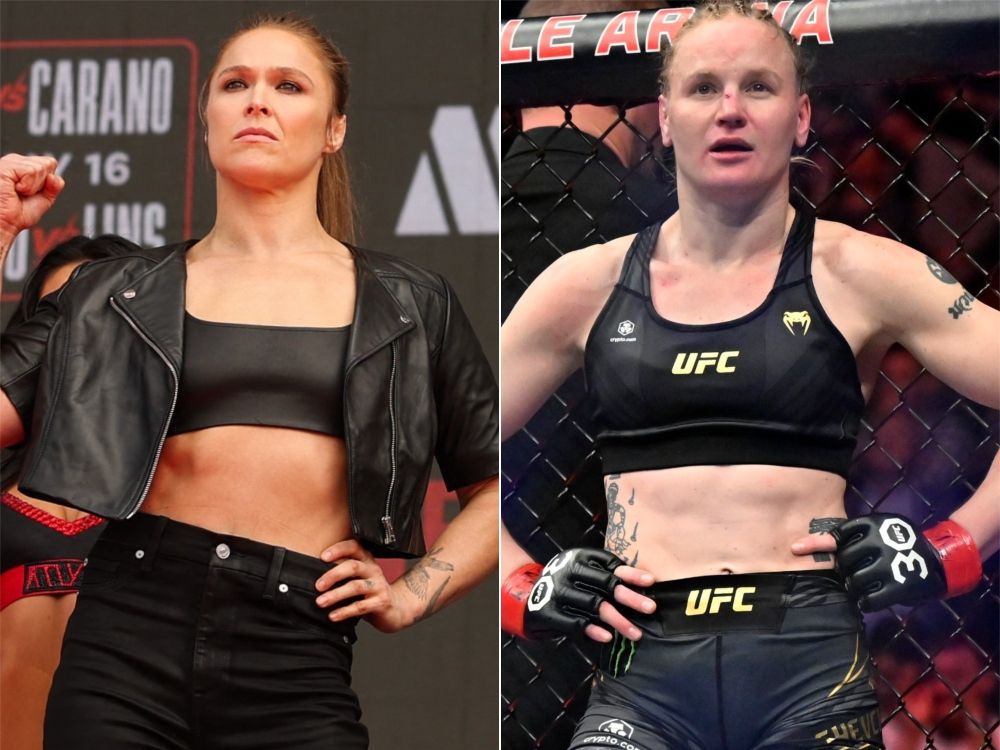 MMA superstar Ronda Rousey and UFC champion Valentina Shevchenko. 