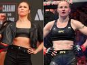 MMA superstar Ronda Rousey and UFC champion Valentina Shevchenko.