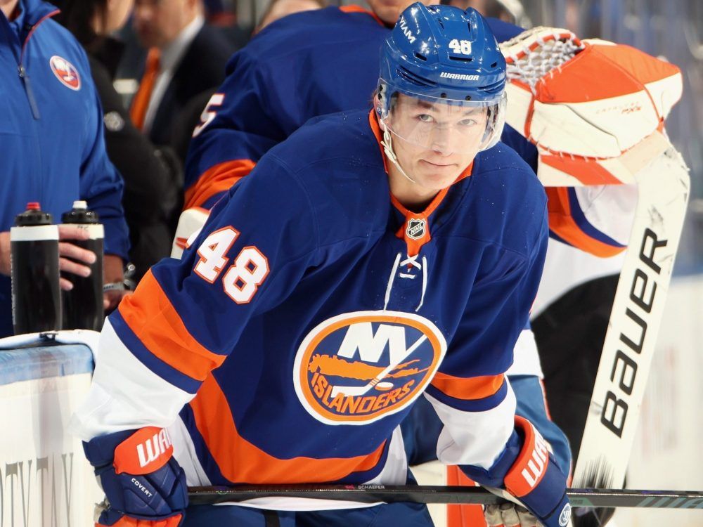 New York Islanders defenceman Matthew Schaefer.