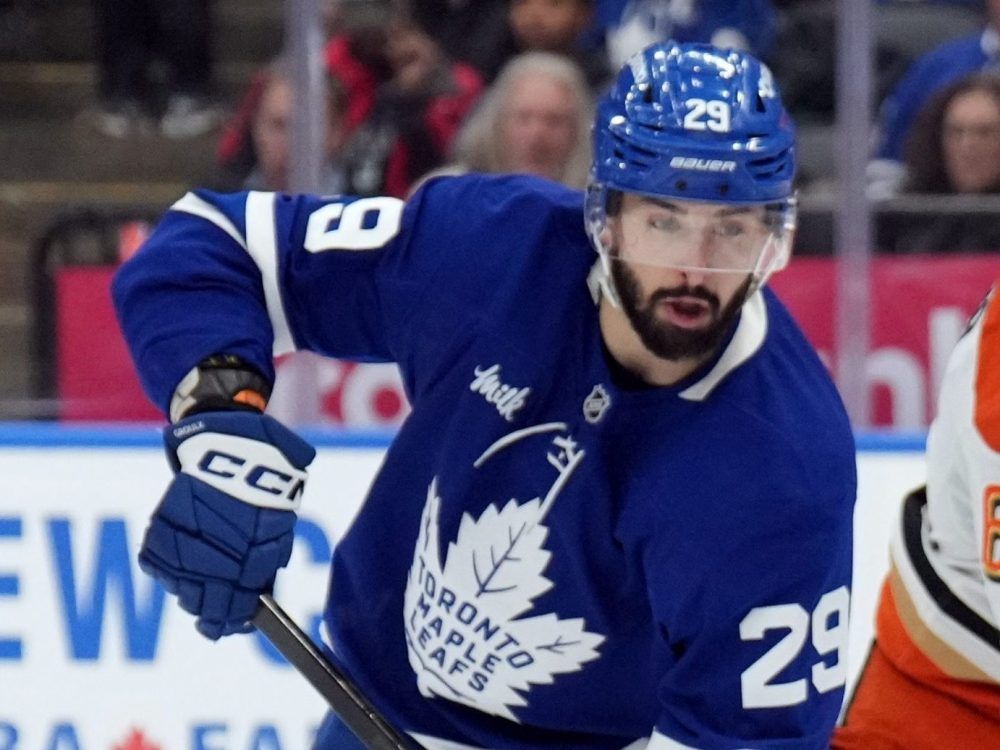 Toronto Maple Leafs forward Bo Groulx.