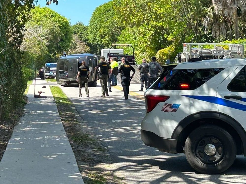 Tiger Woods reportedly was involved in a rollover car crash in Jupiter, Fla., on Friday.