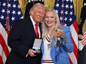 Kaillie Humphries awards Trump for supporting women’s sport Kaillie Humphries awards Trump for supporting women’s sport