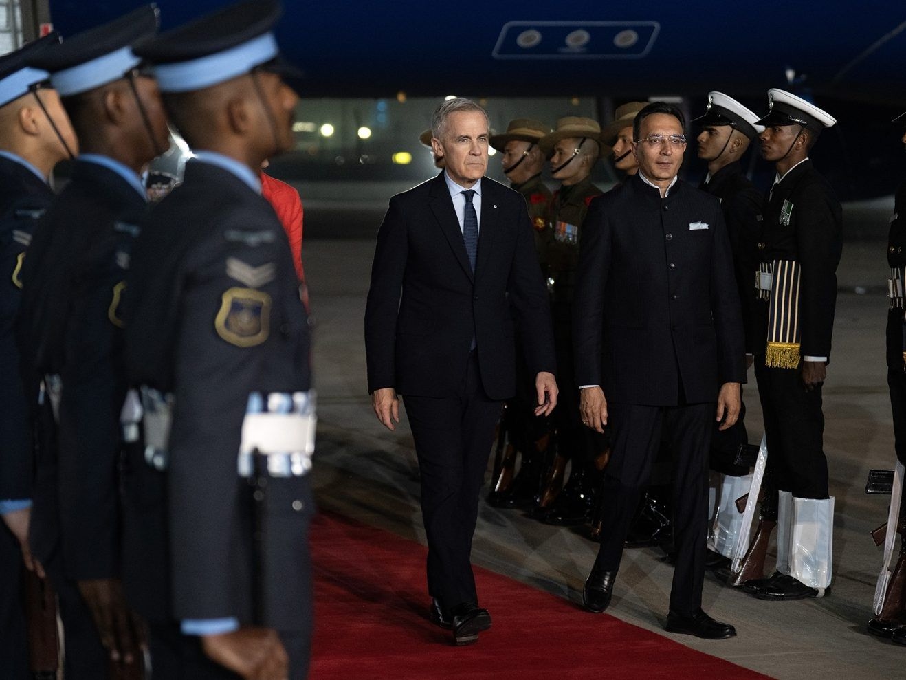 Mark Carney lands in New Delhi, plans to meet India’s PM on Monday