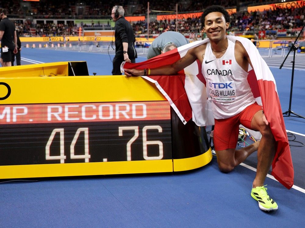 Canadian Christopher Morales Williams wins 400M gold at world indoor event