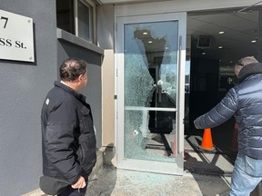 Councillor James Pasternak says violence against local businesses is intolerable -- X