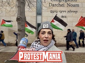 Protesters were banned from a neighbourhood, but came anyway Protesters were banned from a neighbourhood, but came anyway