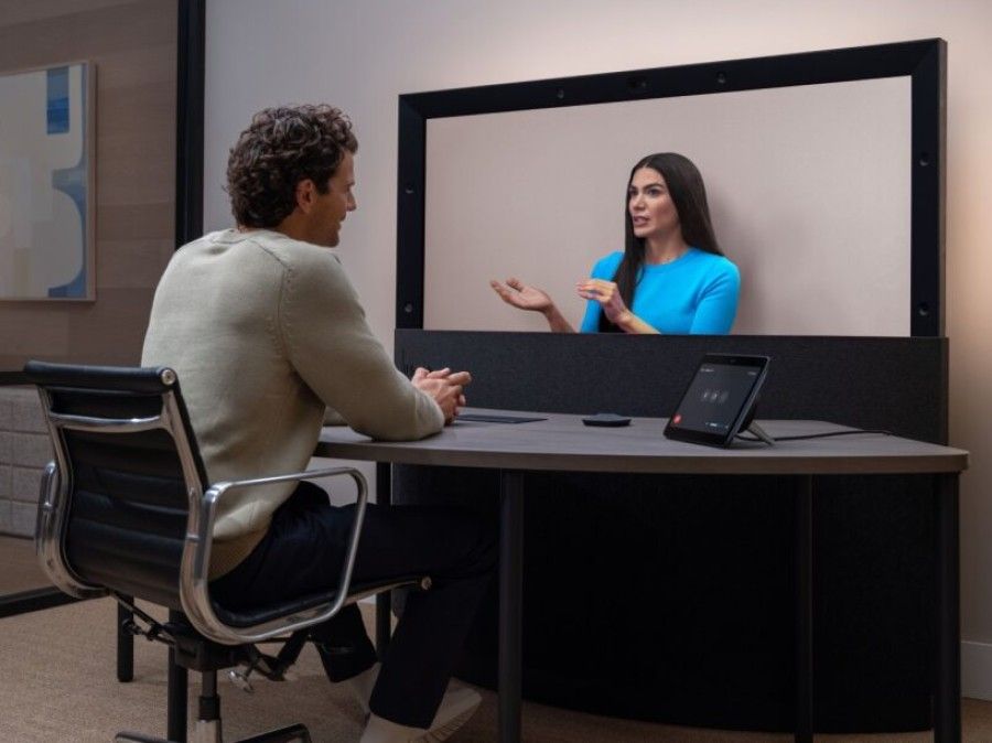 HP Dimension uses Google Beam software to make video calls appear in 3D.