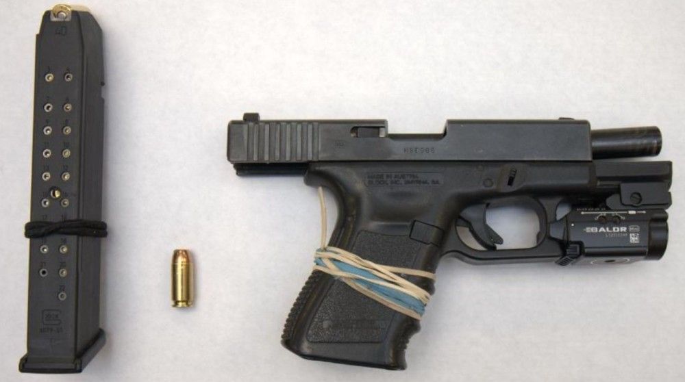 A firearm and ammunition were seized during an investigation in Hamilton on Thursday evening.