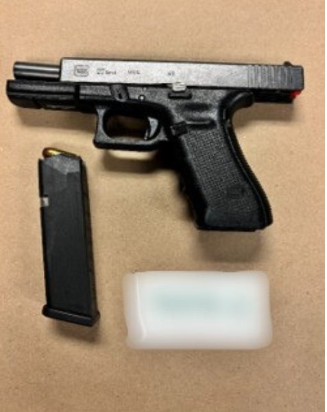  One of the pistols seized in a search warrant on a Toronto home. (TPS)