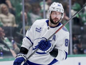 Nikita Kucherov of the Tampa Bay Lightning