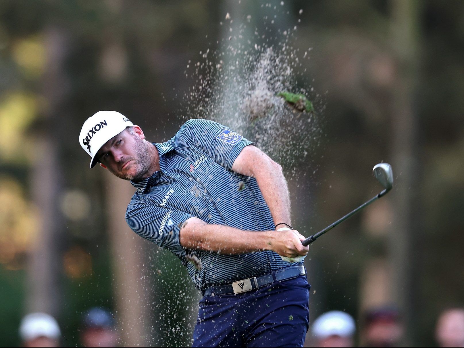 Taylor Pendrith of Canada plays a shot on the tenth hole during the first round of THE PLAYERS Championship in Ponte Vedra Beach, Florida. 
