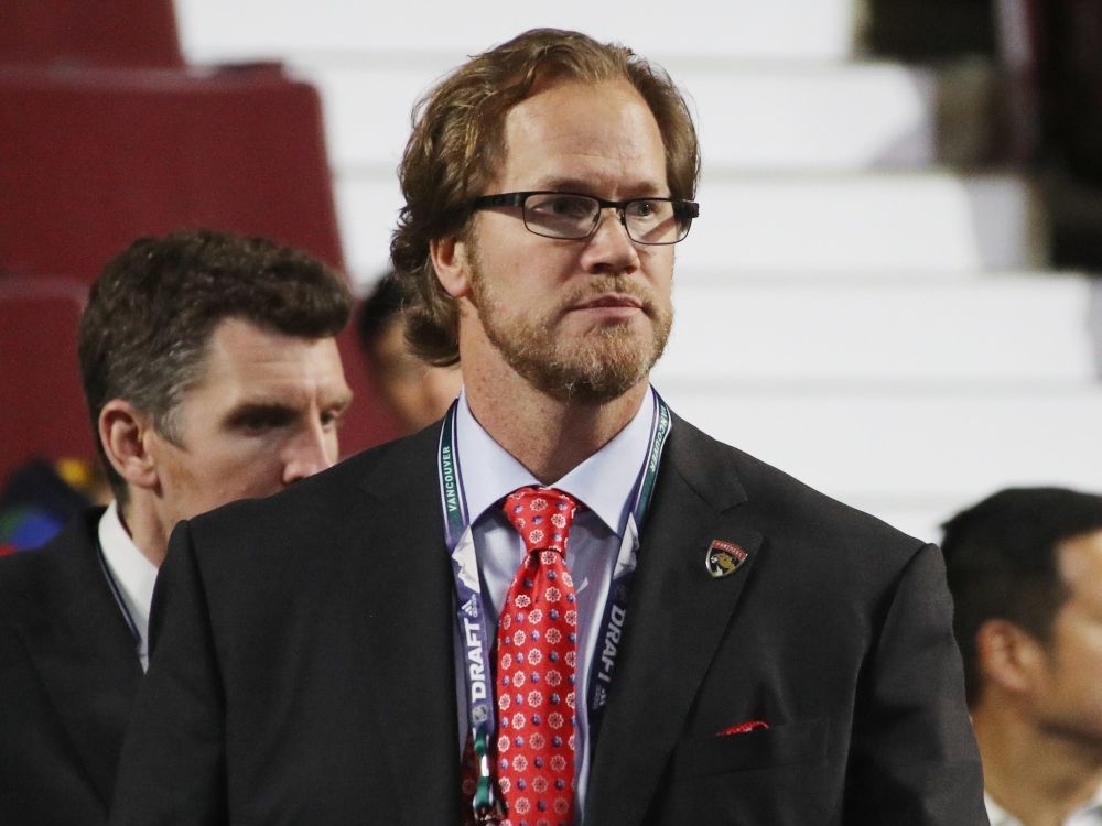 Chris Pronger attends the 2019 NHL Draft.