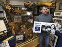 Mark Fera owns a massive Toronto Maple Leafs collection of memorabilia and artifacts with the most unique piece of the entire collection is dedicated to legendary Leaf Bill Barilko. It includes the game-winning puck, gloves, skates and amazingly sections of the actual plane he last flew in.