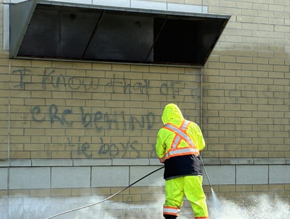 WARMINGTON: Vandals trying to leave marks of hate on Mississauga no match for city staff