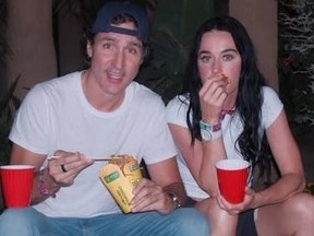 Justin Trudeau and Katy Perry at Coachella.