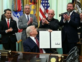 U.S. President Donald Trump said the order would clear 'bureaucratic hurdles' that have slowed psychedelic drug research.