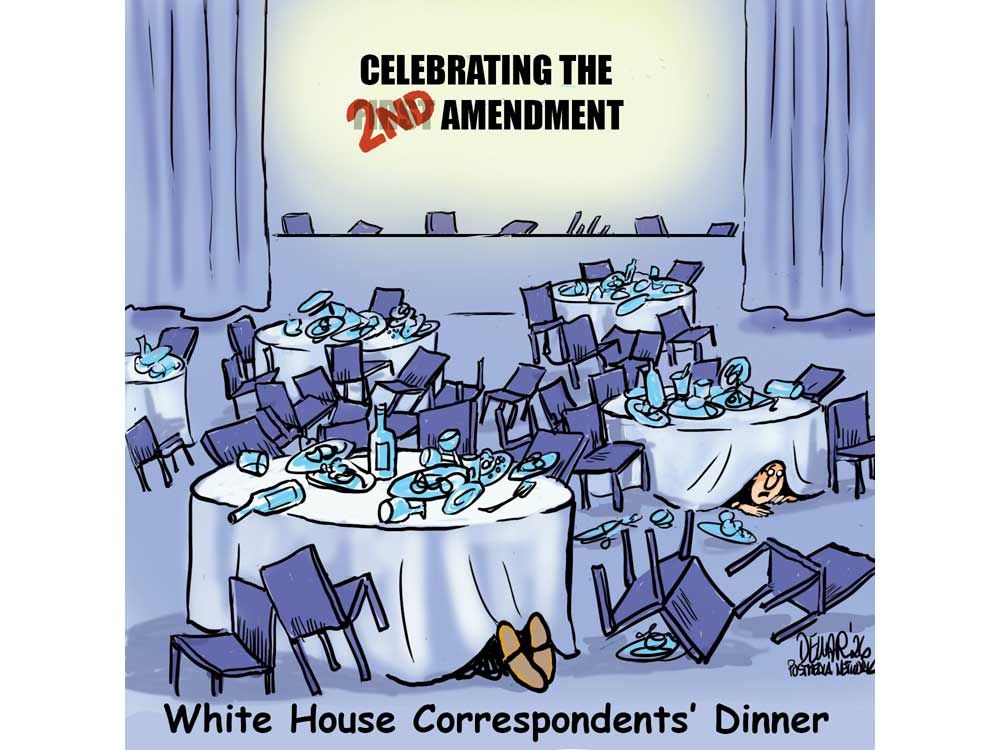 Sue Dewar cartoon, April 28, 2026