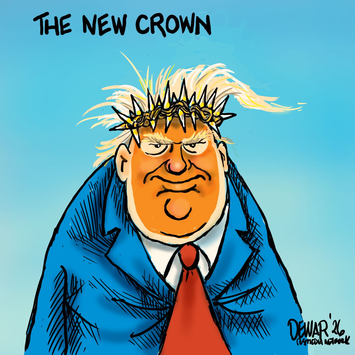 Sue Dewar cartoon, April 14, 2025