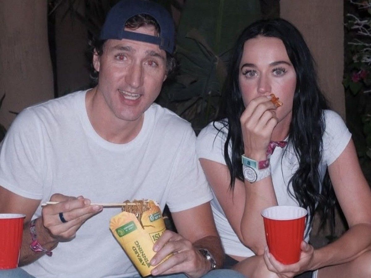 Katy Perry, Justin Trudeau watch Justin Bieber at Coachella