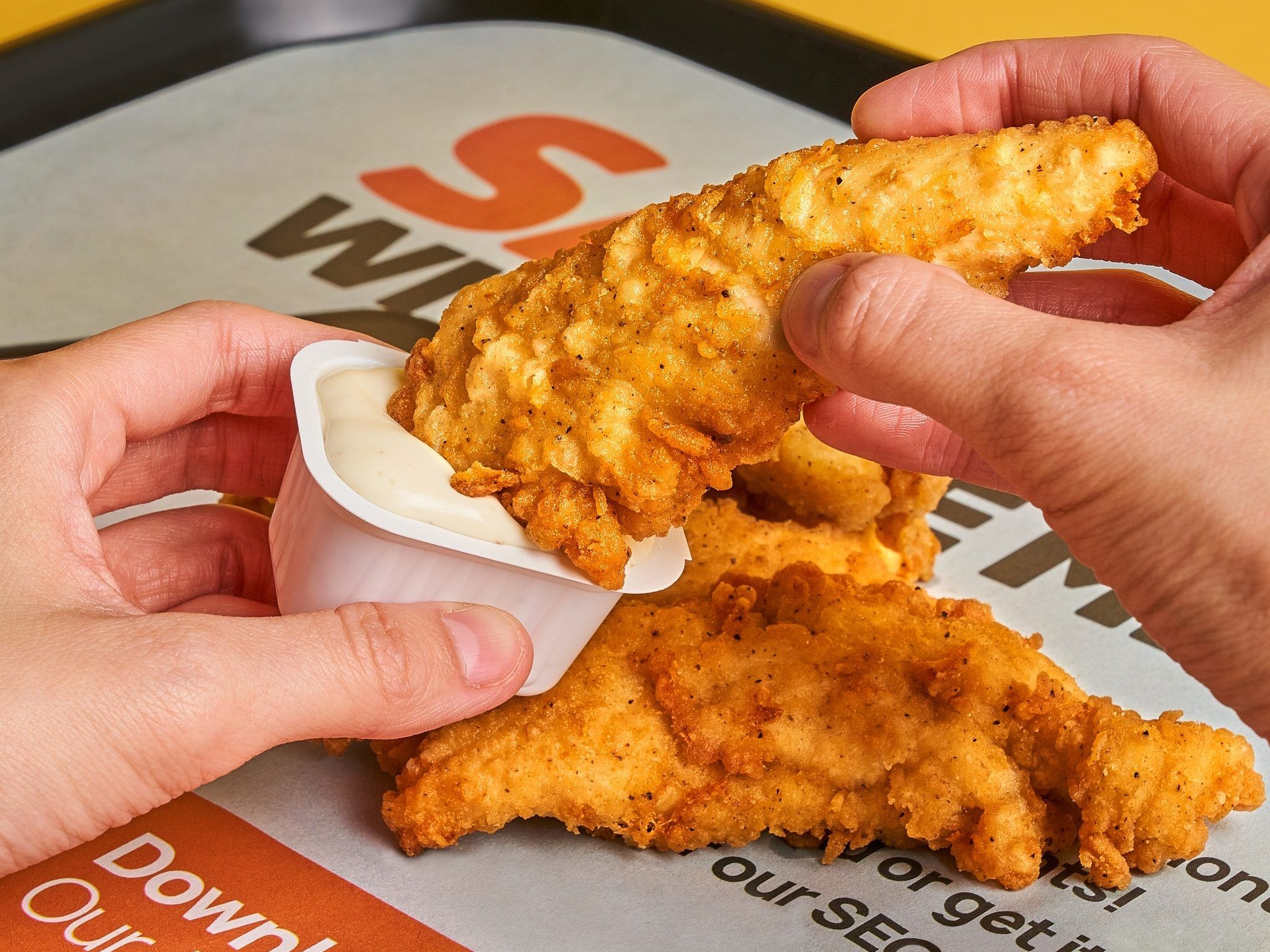 Chicken tenders from Mary Brown's.