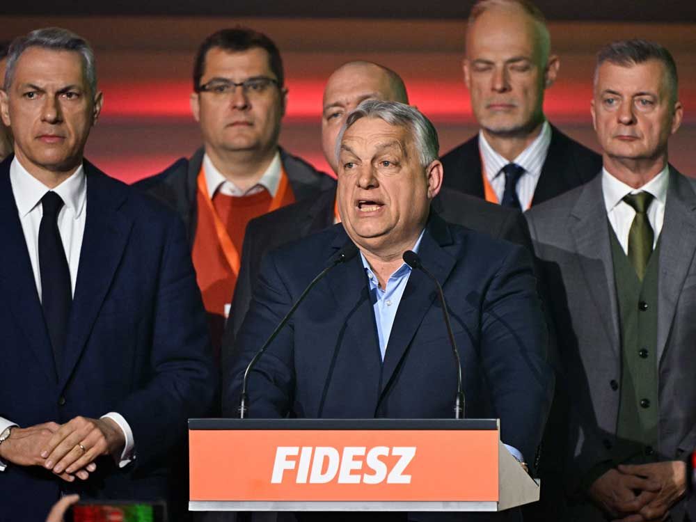 Hungary's PM Viktor Orban concedes 'painful' election loss to rival Peter Magyar