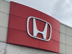 A Honda logo.