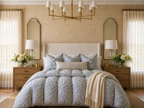 Down-filled quilt