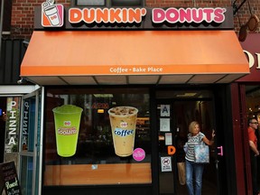 A Dunkin' Donuts location in New York City.