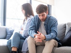 Couple with relationship problems