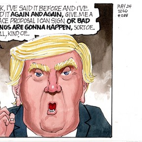 Andy Donato cartoon, May 24, 2026