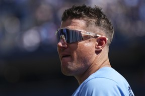 Toronto Blue Jays catcher Tyler Heineman. CHRIS YOUNG/THE CANADIAN PRESS