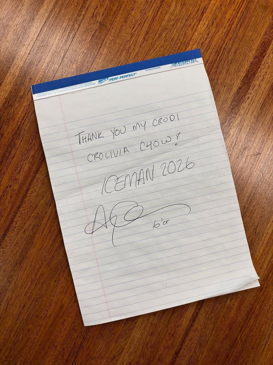 Drake left a handwritten note for Toronto Mayor Olivia Chow after she allowed him to shoot a video inside City Hall.
