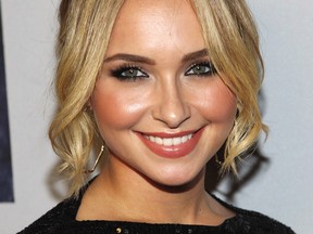 Hayden Panettiere arrives at Declare Yourself's "Last Call" party at the Green Door in Los Angeles, Sept. 24, 2008.