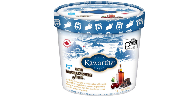 The Tragically Hip, Kawartha Dairy collaborate on new ice cream