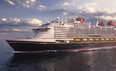 The Disney Adventure is seen in a screenshot from video on the Disney Cruise Line website.