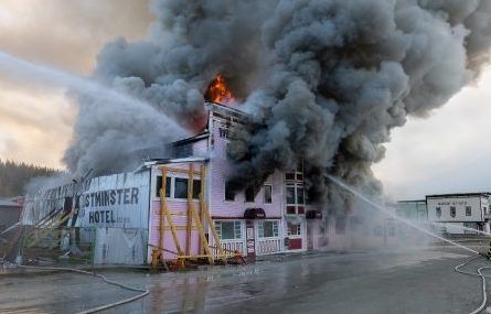 Iconic Yukon hotel destroyed in fire
