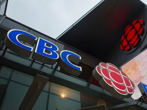 CBC logo on building