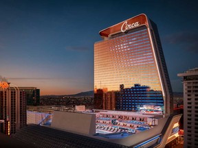 The rooftop of Circa Resort and Casino is pictured in this supplied photo.