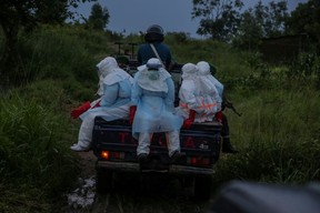 Democratic Republic of Congo medical staff are scrambling to reach Ebola sufferers in highly insecure, remote places. (Seros Muyisa/AFP)