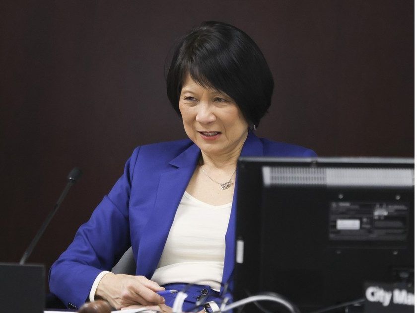 Mayor Olivia Chow at Toronto City Hall on March 19, 2025. 