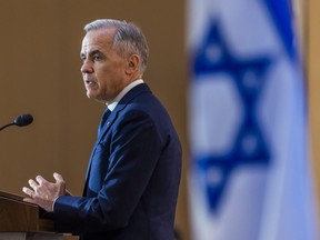 Canadian Prime Minister Mark Carney speaks