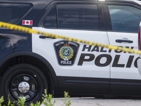 A Halton Regional Police vehicle.