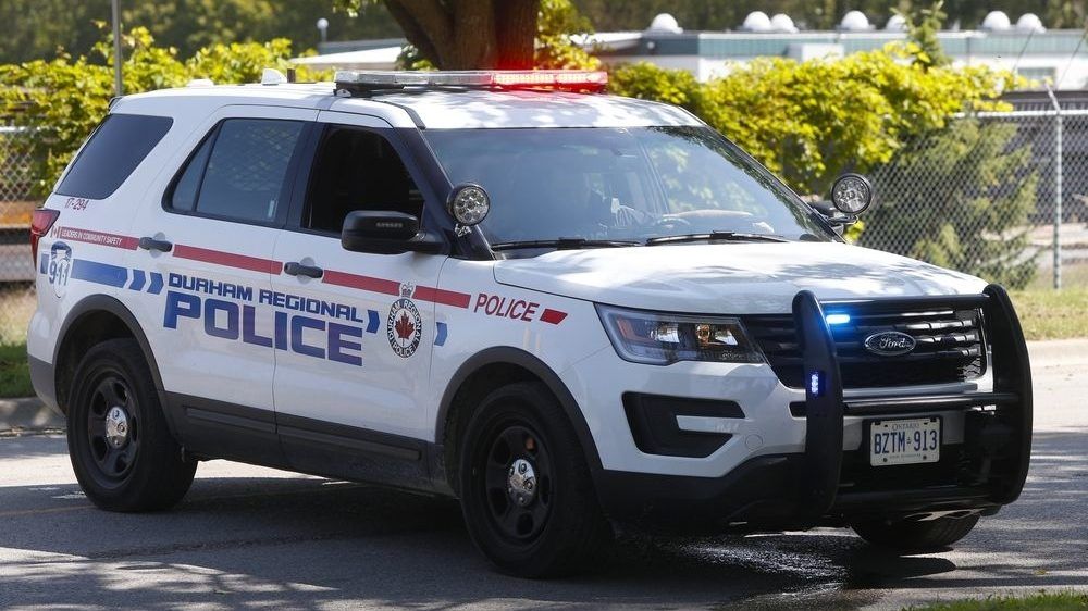 A Durham Regional Police Service vehicle. 