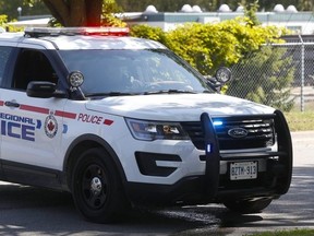 A Durham Regional Police Service vehicle.
