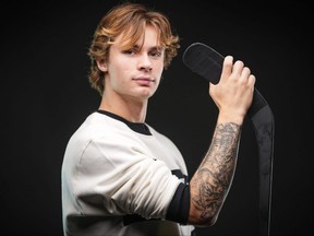 Gavin McKenna poses for a portrait